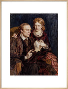 Henry Fawcett; Dame Millicent Fawcett Portrait Print (Art print, Extra large, Natural frame)