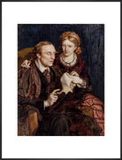 Henry Fawcett; Dame Millicent Fawcett Portrait Print (Art print, Extra large, Black frame)