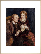Henry Fawcett; Dame Millicent Fawcett Portrait Print (Art print, Extra large, Natural frame)