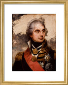 Horatio Nelson Portrait Print (Art print, Small, Gold frame)