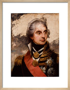 Horatio Nelson Portrait Print (Art print, Small, Natural frame)