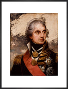 Horatio Nelson Portrait Print (Art print, Medium, Black frame)