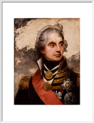 Horatio Nelson Portrait Print (Art print, Medium, White frame)