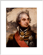 Horatio Nelson Portrait Print (Art print, Extra large, White frame)