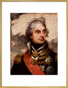 Horatio Nelson Portrait Print (Art print, Extra large, Gold frame)