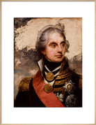Horatio Nelson Portrait Print (Art print, Extra large, Natural frame)