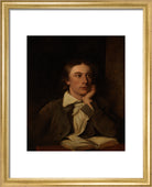 John Keats Portrait Print (Art print, Small, Gold frame)