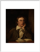 John Keats Portrait Print (Art print, Large, White frame)