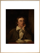 John Keats Portrait Print (Art print, Large, Natural frame)