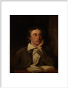John Keats Portrait Print (Art print, Extra large, White frame)