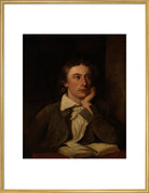 John Keats Portrait Print (Art print, Extra large, Gold frame)