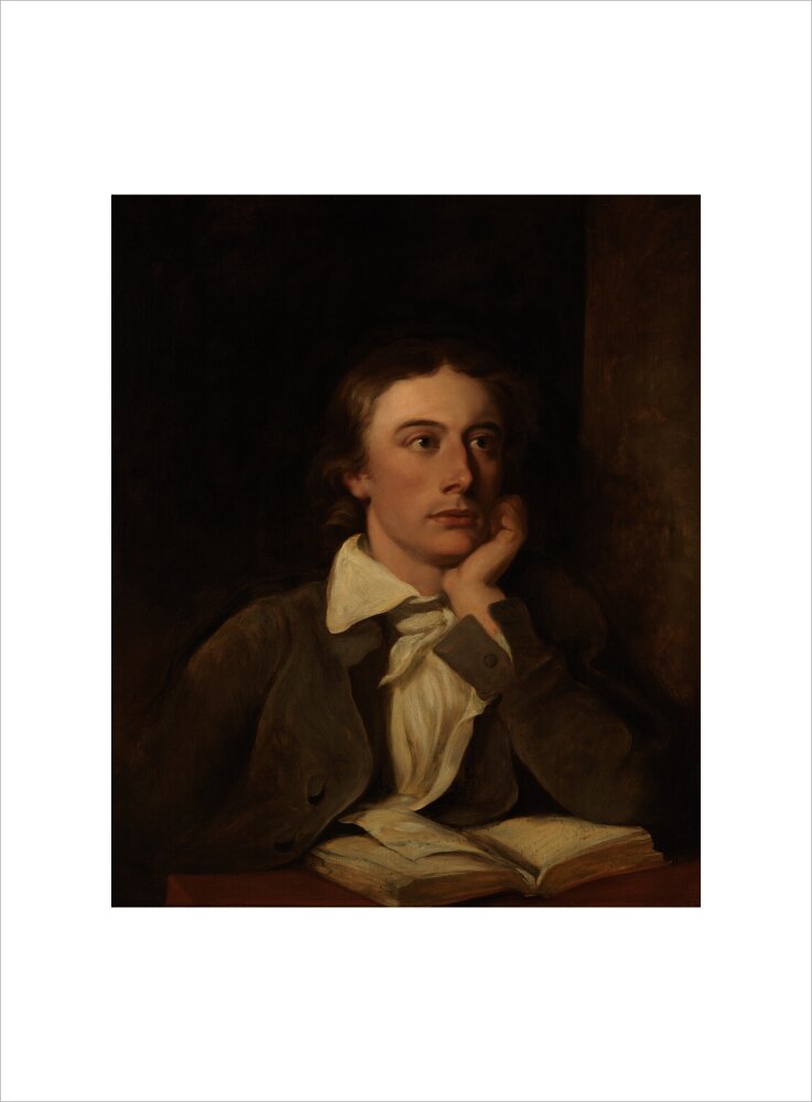 John keats portrait print (art print, medium, no frame)