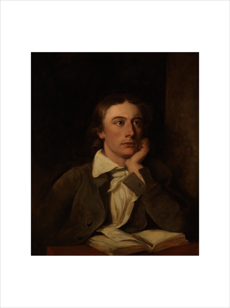 John keats portrait print (art print, large, no frame)