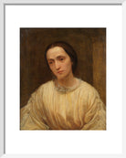Julia Margaret Cameron Portrait Print (Art print, Small, White frame)