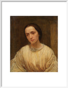 Julia Margaret Cameron Portrait Print (Art print, Medium, White frame)