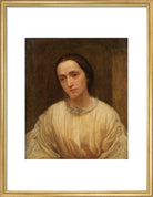 Julia Margaret Cameron Portrait Print (Art print, Medium, Gold frame)