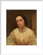 Julia Margaret Cameron Portrait Print (Art print, Large, White frame)