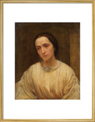 Julia Margaret Cameron Portrait Print (Art print, Large, Gold frame)