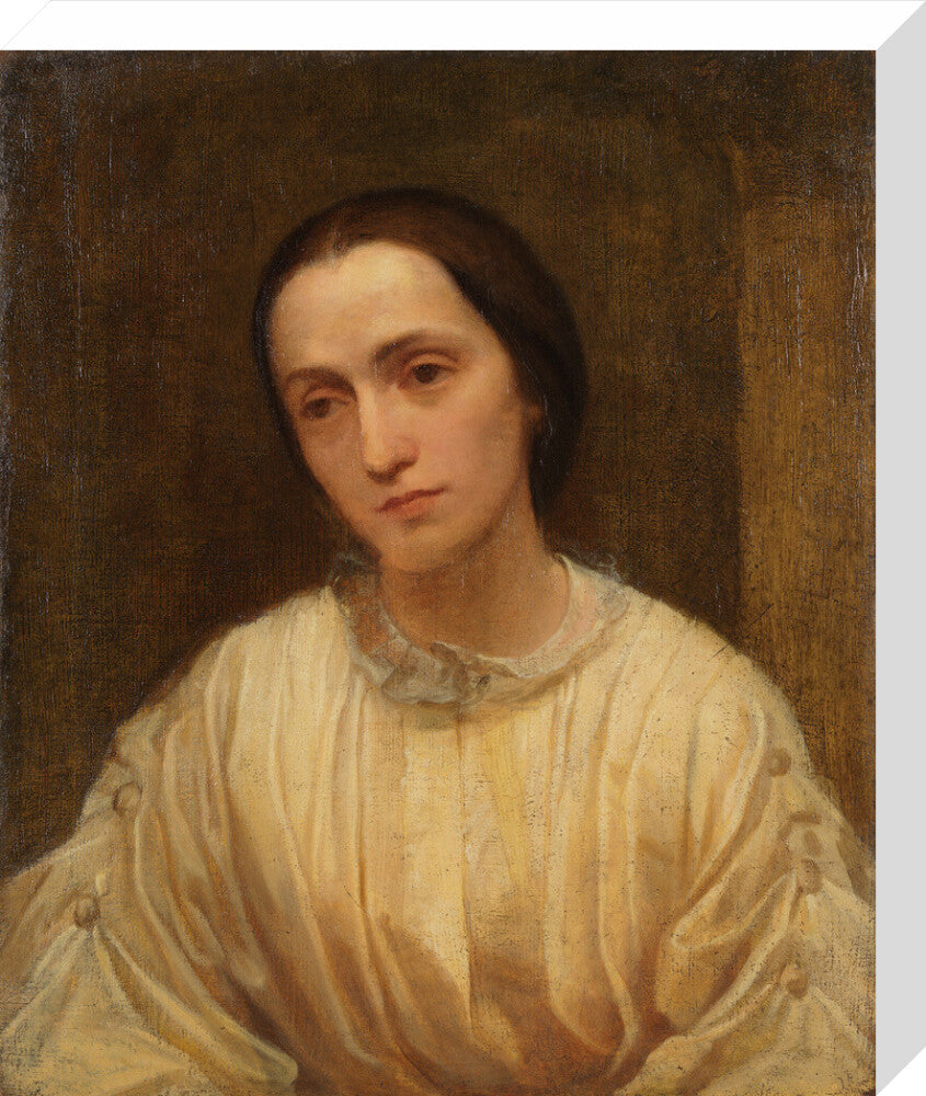 Julia margaret cameron portrait print (stretched canvas, medium, no frame)