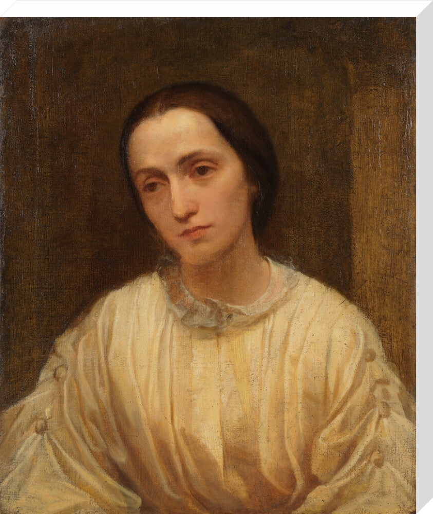 Julia margaret cameron portrait print (stretched canvas, large, no frame)