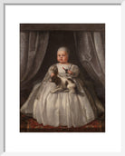 King Charles II Portrait Print (Art print, Small, White frame)