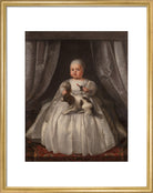 King Charles II Portrait Print (Art print, Medium, Gold frame)