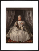 King Charles II Portrait Print (Art print, Large, Black frame)