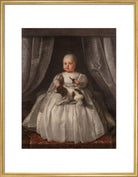 King Charles II Portrait Print (Art print, Large, Gold frame)