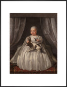 King Charles II Portrait Print (Art print, Extra large, Black frame)