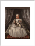 King Charles II Portrait Print (Art print, Extra large, White frame)