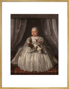 King Charles II Portrait Print (Art print, Extra large, Gold frame)