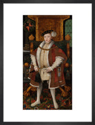 King Edward VI Portrait Print (Art print, Medium, Black frame)