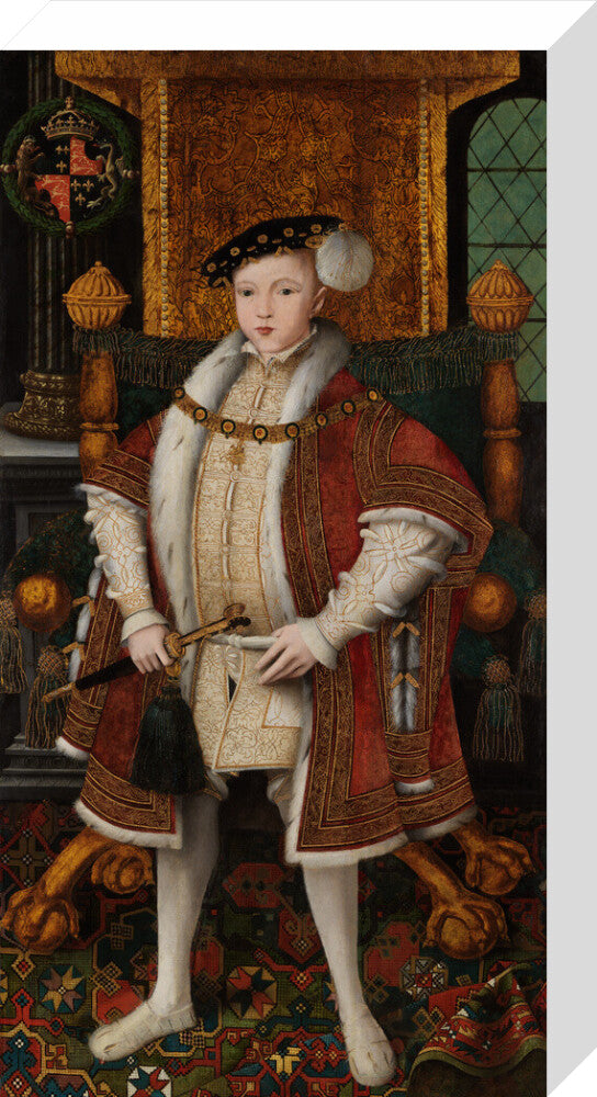 King edward vi portrait print (stretched canvas, medium, no frame)