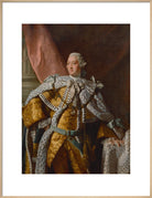 King George III Portrait Print (Art print, Extra large, Natural frame)