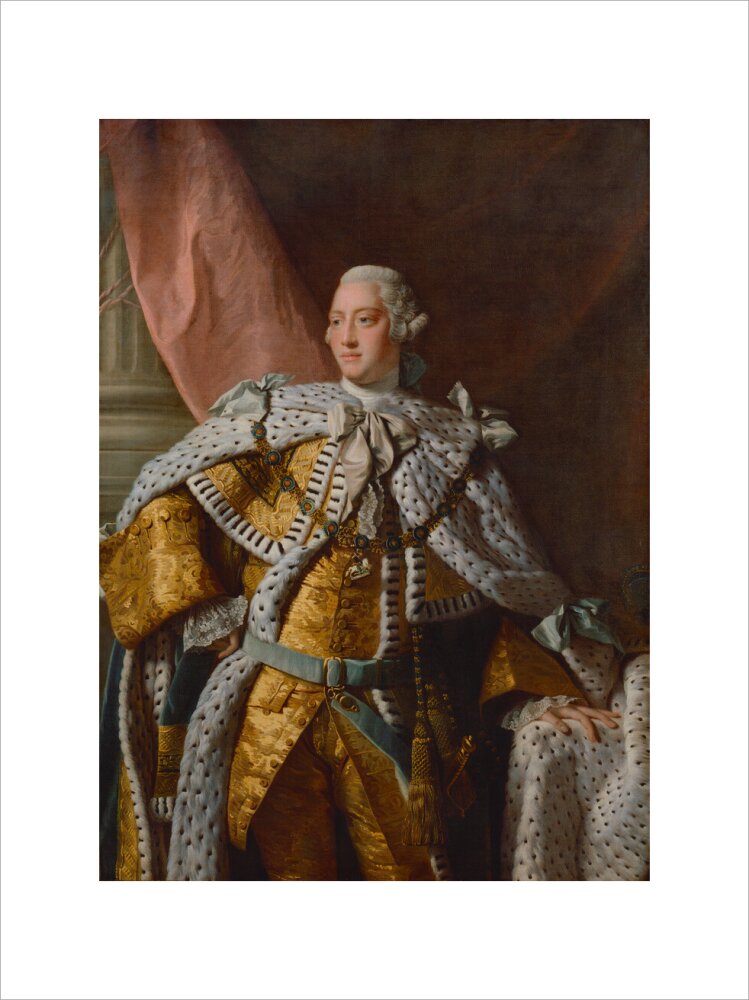King george iii portrait print (art print, extra large, no frame)