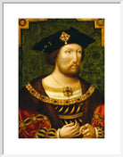 King Henry VIII Portrait Print (Art print, Medium, White frame)