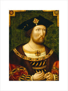 King Henry VIII Portrait Print (Art print, Small, No frame)