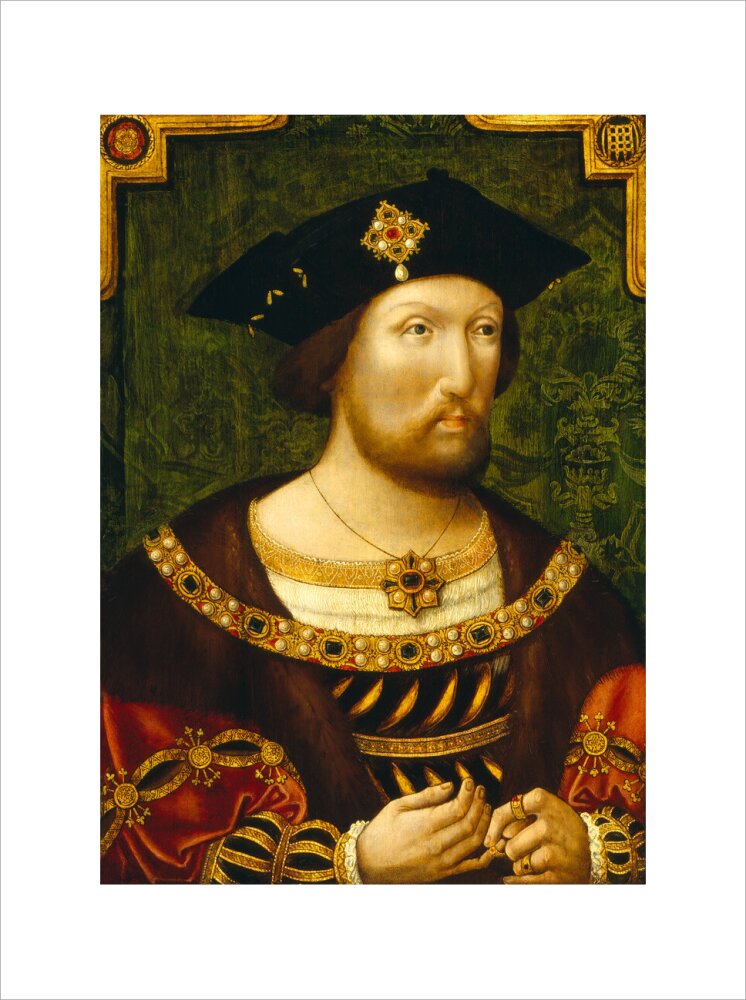 King henry viii portrait print (art print, extra large, no frame)