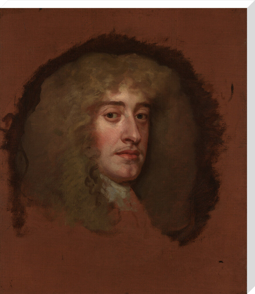 King james ii portrait print (stretched canvas, extra large, no frame)