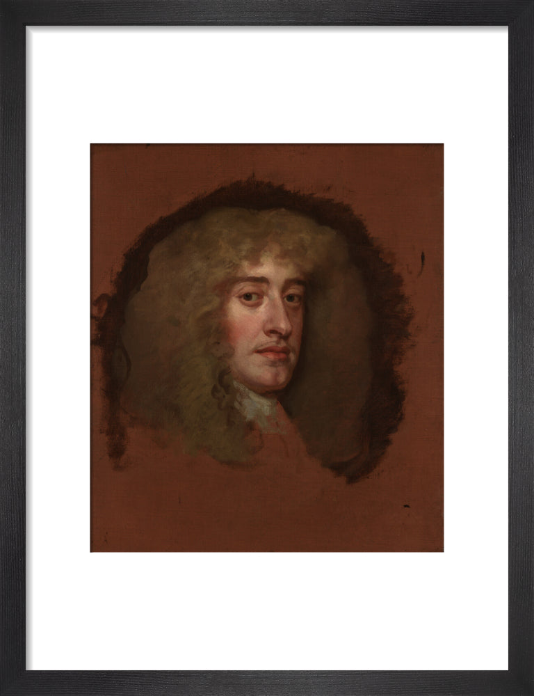 King james ii portrait print (art print, small, black frame)
