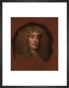 King James II Portrait Print (Art print, Small, Black frame)