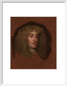 King James II Portrait Print (Art print, Small, White frame)