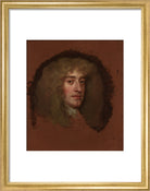 King James II Portrait Print (Art print, Small, Gold frame)