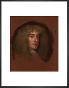 King James II Portrait Print (Art print, Medium, Black frame)
