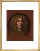King James II Portrait Print (Art print, Medium, Gold frame)