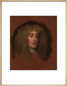 King James II Portrait Print (Art print, Medium, Natural frame)