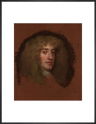 King James II Portrait Print (Art print, Large, Black frame)