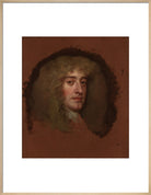 King James II Portrait Print (Art print, Large, Natural frame)