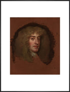 King James II Portrait Print (Art print, Extra large, Black frame)