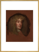King James II Portrait Print (Art print, Extra large, Gold frame)